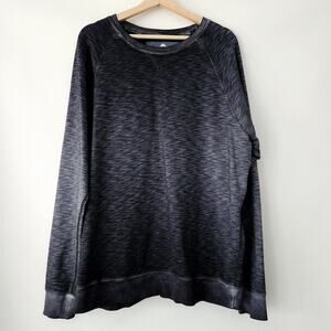 Tommy Bahama gray ombre long‎ sleeve pullover sweater shirt mens size XL